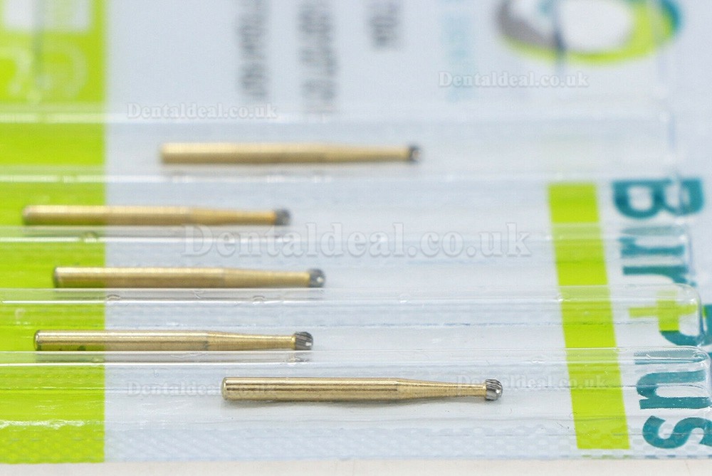 10Pcs WAVE Dental TF 7004 High Speed Drill Trimming Finishing Carbide Round Burs